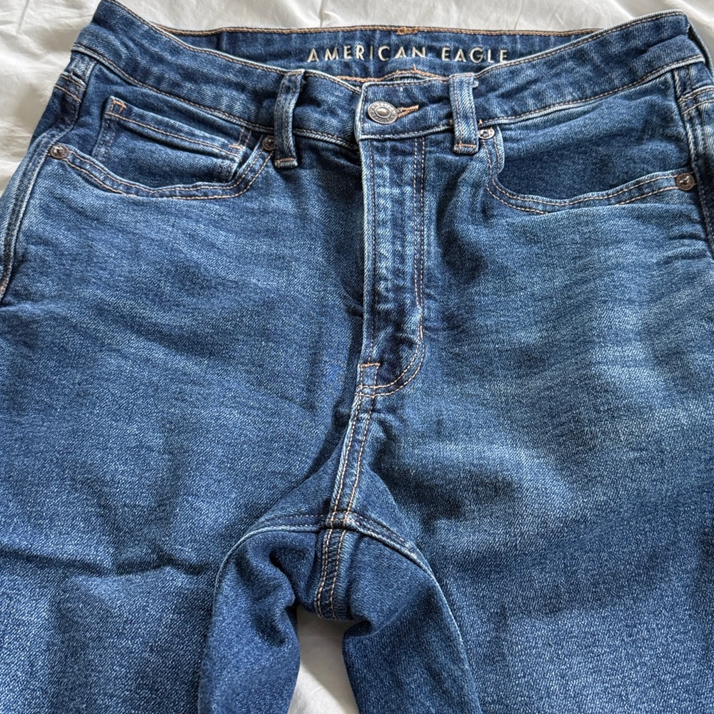 American Eagle Outfitters Stretch Mom Denim Jeans 6 regular